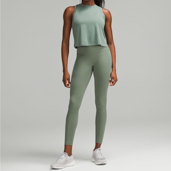 EUC Lululemon Wundertrain High Rise Ribbed Tight - 28” - Picture 2 of 7